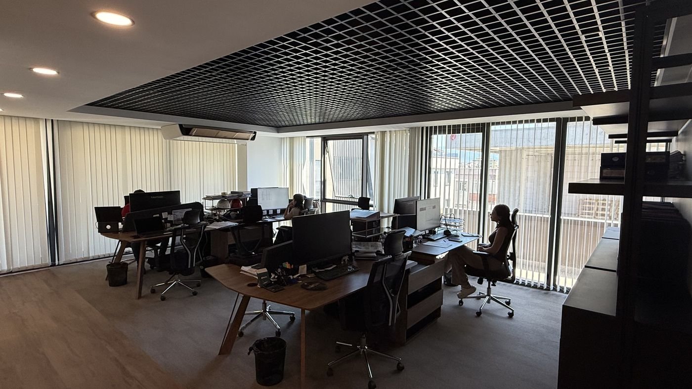 Demiröz Mühendislik açık ofis çalışma alanı